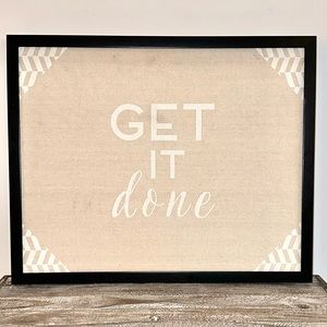 Get It Done Pin Board Wall Art